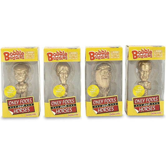 Only Fools and Horses Mini Bobble Buddies GOLD Complete Set of 4