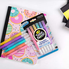 Crayola Take Note Eraseable Highlighters in 6 Colours