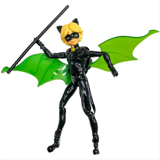 Miraculous Ladybug 12cm Small Doll Figure & Accessories - Cat Noir