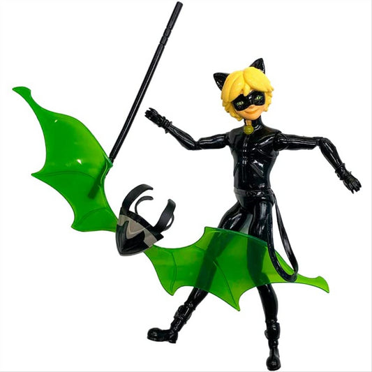 Miraculous Ladybug 12cm Small Doll Figure & Accessories - Cat Noir