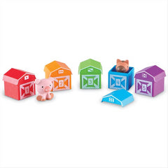 Learning Resources Peekaboo Learning Farm Counting and Puppet Play