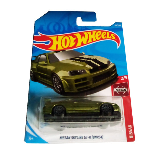 Hot Wheels Die-Cast Vehicle Nissan Skyline GT-R - Green