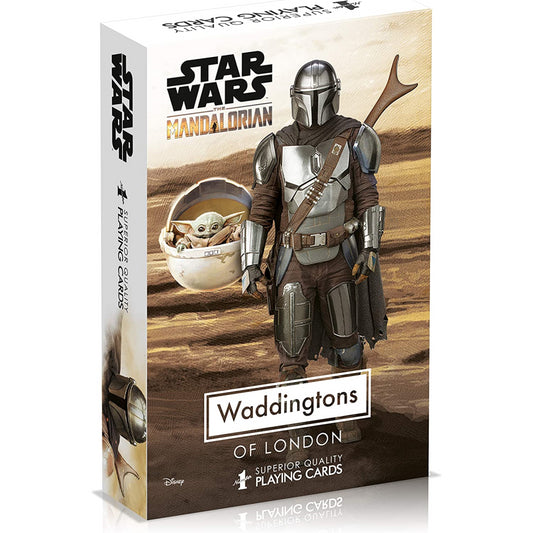 WaddingtonsÂ of London Number 1 Star Wars The Mandalorian Playing Cards