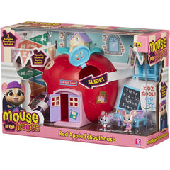 Mouse in The House Millie & Friends Red Apple Schoolhouse Playset