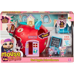 Mouse in The House Millie & Friends Red Apple Schoolhouse Playset