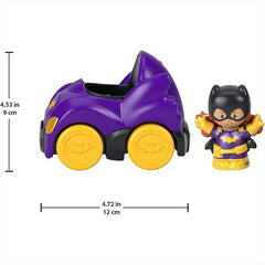 Fisher Price Batgirl Little People Dc Super Friends Vehicle and Figure