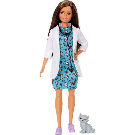 Barbie Pet Vet Doll Purple White Jacket New Kids Childrens Toy