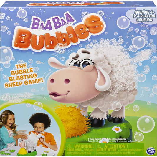 Spin Master Games Baa Baa Bubbles Bubble Game with Interactive Sneezing Sheep