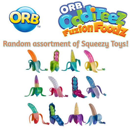 ORB Odditeez Fuzion Foodz Random Assortment (One Random Toy Supplied) - Maqio