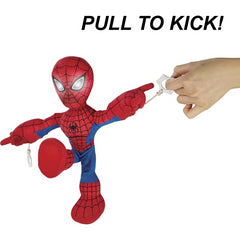 Marvel City Swinging Spider-Man Plush Figure 11in Soft Super Hero Doll