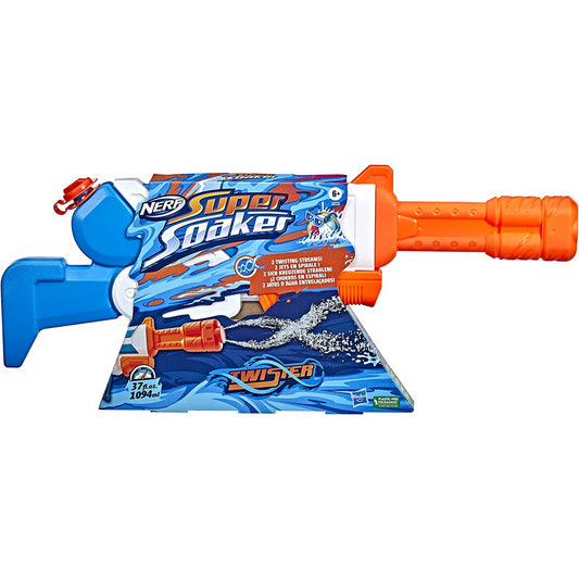 Nerf Super Soaker Twister Water Blaster with 2 Twisting Streams of Water