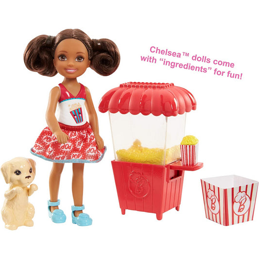 Barbie Chelsea Doll and Popcorn Playset