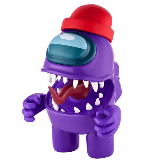 Official & Fully Licensed Among Us Purple Action Figure 11.5cm Window Box - Maqio