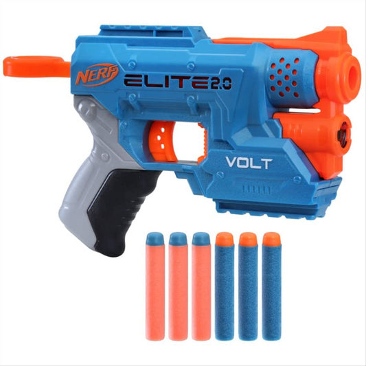 Nerf Elite 2.0 Volt SD-1 Blaster 6 Official Darts Light Beam Targeting