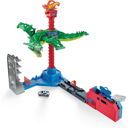 Hot Wheels City Air Attack Dragon Playset