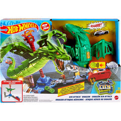 Hot Wheels City Air Attack Dragon Playset