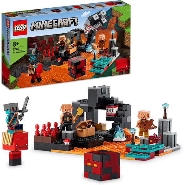 Lego 21185 Minecraft The Nether Bastion Set Battle Action Toy with