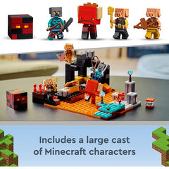Lego 21185 Minecraft The Nether Bastion Set Battle Action Toy with Figures