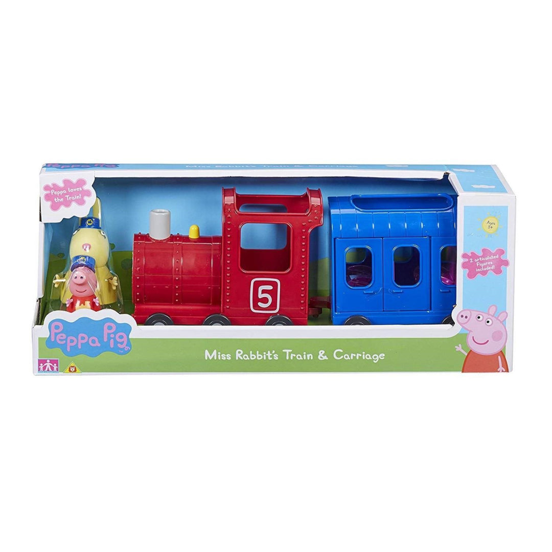 Peppa Pig 06152 Miss Rabbits Train and Carriage Toy - Maqio