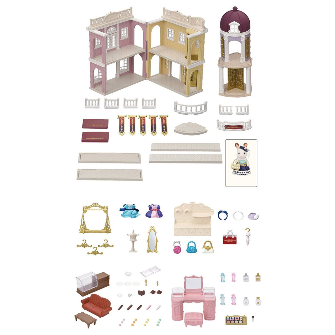 Sylvanian Families 6022 Grand Department Store Gift Playset, New Town Series - Maqio