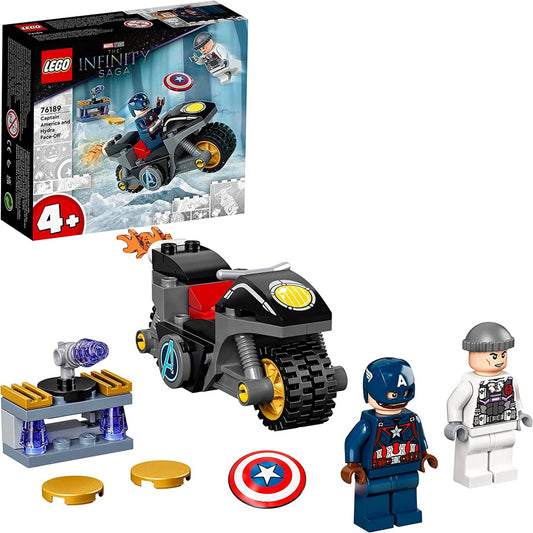 Lego Marvel Captain America And Hydra Face-Off Building Set 76189