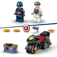 Lego Marvel Captain America And Hydra Face-Off Building Set 76189