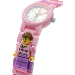 LEGO Time Teacher Pink Kids Minifigure Link Buildable Constructible Clock