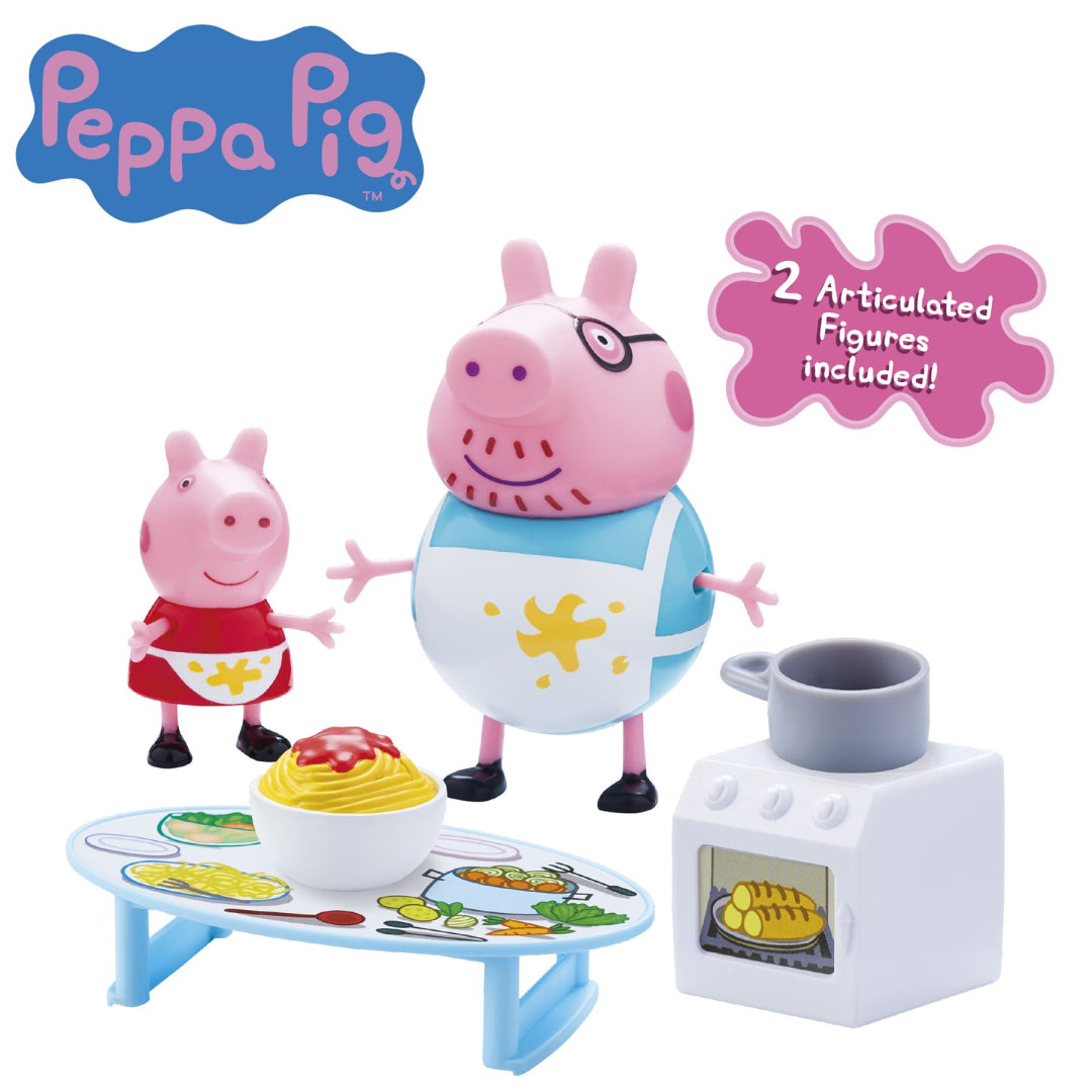 Peppa Pig 06951 Peppa's Messy Kitchen Playset - Maqio