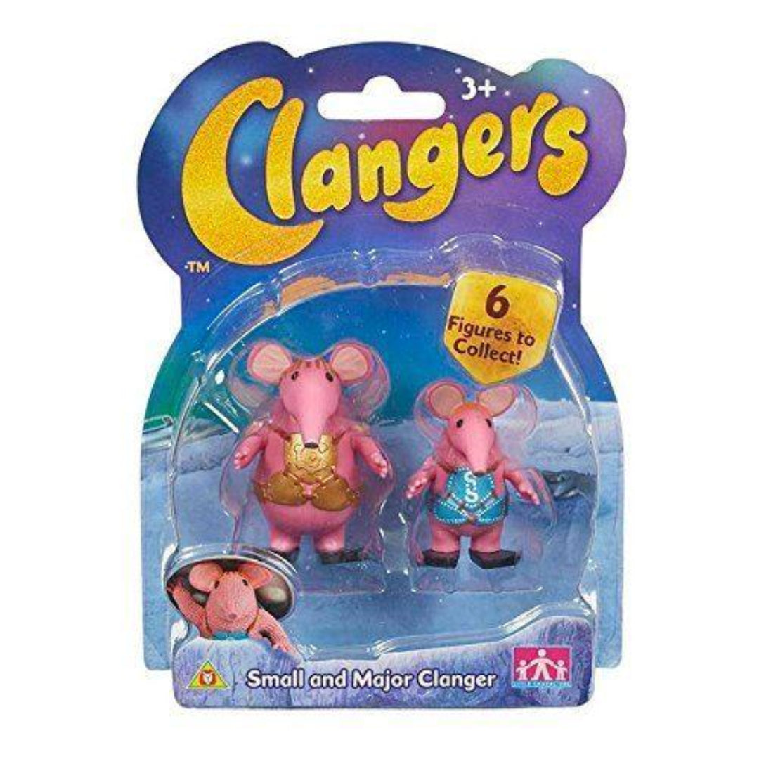Clangers Collectable Figure Pack - Major Clanger and Small by Clangers - Maqio