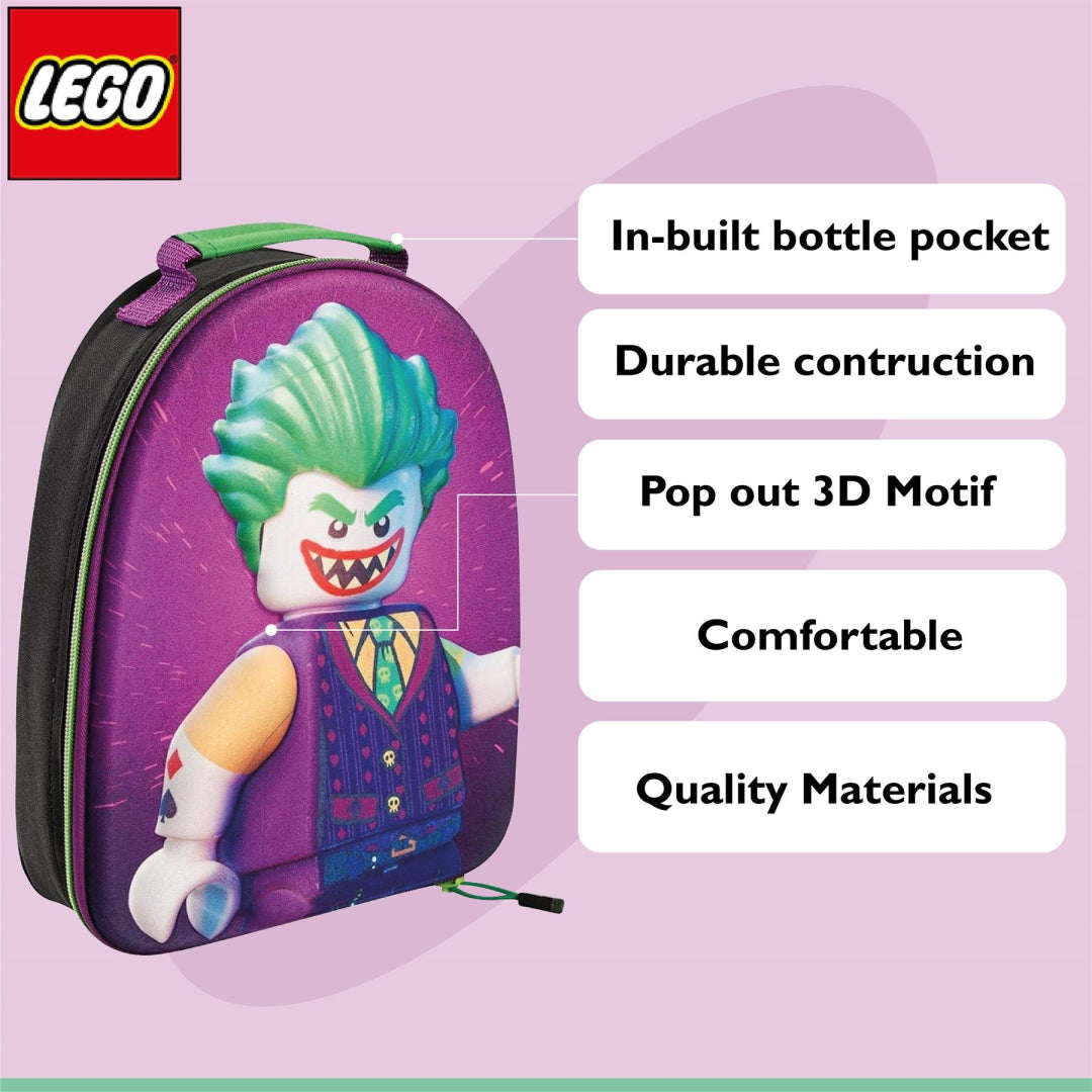 Lego Batman Movie Joker 3D Boys Rucksack Kids School Backpack Bag - Maqio