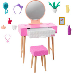 Barbie Dresser Vanity Furniture Set & Accessories Doll House