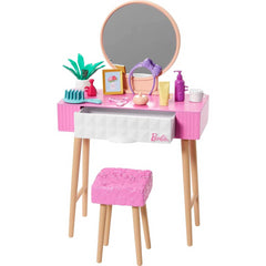 Barbie Dresser Vanity Furniture Set & Accessories Doll House