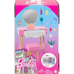 Barbie Dresser Vanity Furniture Set & Accessories Doll House