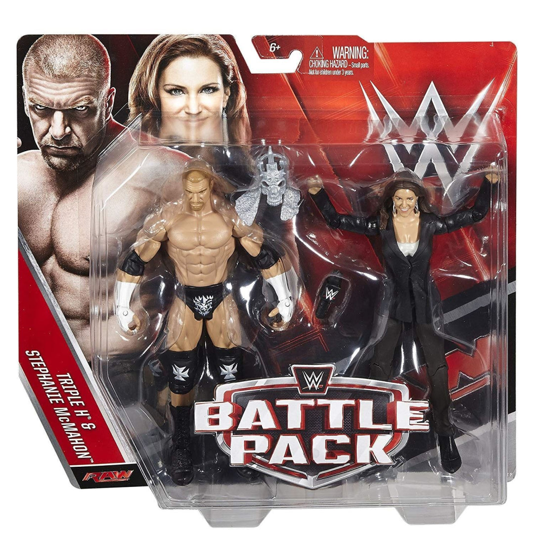 WWE Battle Pack Action Figures - Triple H and Stephanie - Maqio