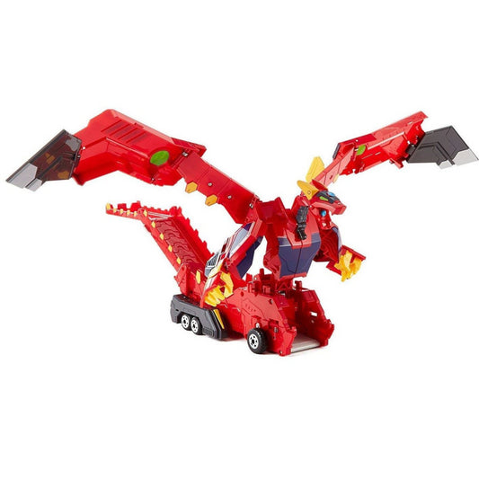 Mecard Mecanimals Mega Dragon Dracha Vehicle - Transforming Robot to Truck Toy - Maqio