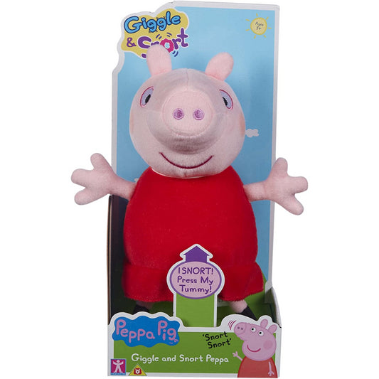 Peppa Pig Giggle & Snort Peppa Preschool Interactive Soft Toy