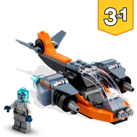 LEGO 31111 Creator 3 in 1 Cyber Drone Space Set