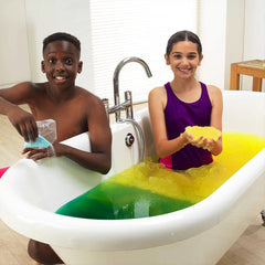 Gelli Baff Colour Change 1 Use Goo Bath - 300G Yellow to Green Bath