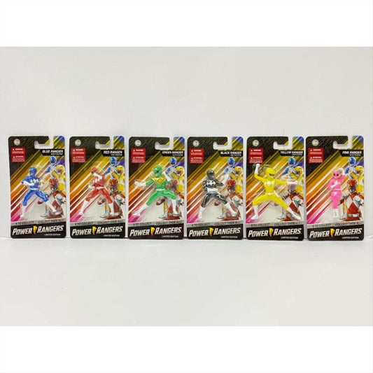 Limited Edition Power Rangers 2.5" Mini Figures Set of 6