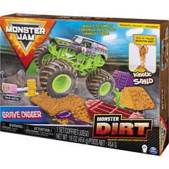 Monster Jam Grave Digger Monster Dirt Deluxe Set with 454g of Monster Dirt