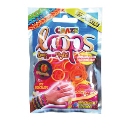 Craze Loops Starter pack Mix Colours 100 Pack - Peach
