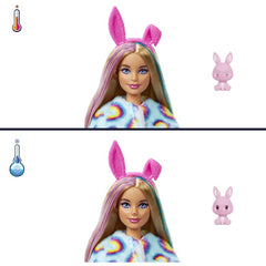Barbie Cutie Reveal Doll with Bunny Plush and Pink Bunny Costume & 10 Surprises