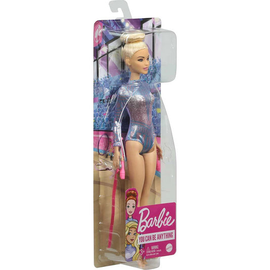 Barbie Rhythmic Gymnastics Blonde Doll with Letard and Accessories