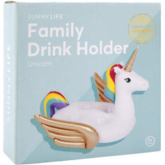 SunnyLIFE Animal Shaped Pool Inflatable Floating Cup Holder