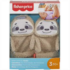 Fisher-Price Sloth Activity Socks for Babies