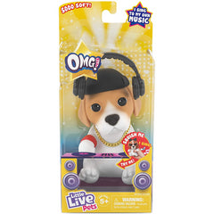 Little Live Pets OMG Pets Soft Squishy Cuddly Toy - Dj Puppy