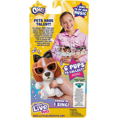 Little Live Pets OMG Pets Soft Squishy Cuddly Toy - Dj Puppy