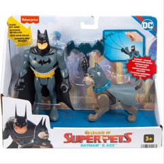 DC League of Super-Pets Batman & Ace Figure Set