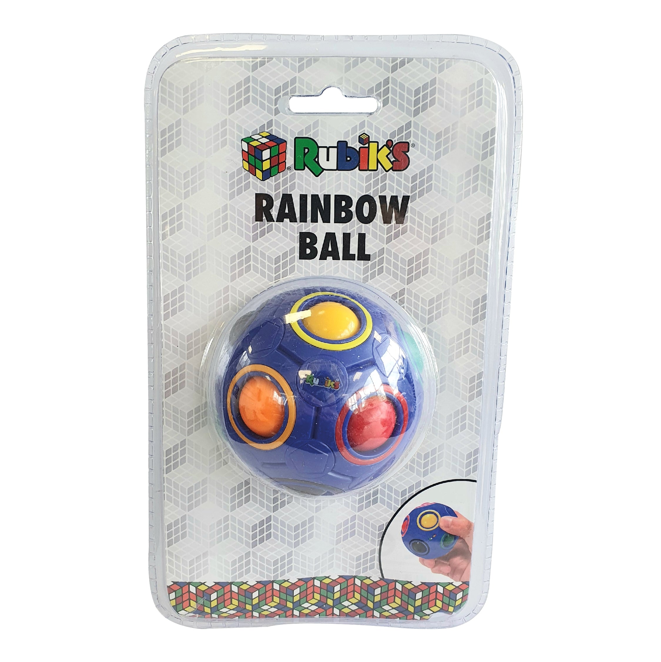 Rubik s Rainbow Ball Fidget Toy Blue Maqio