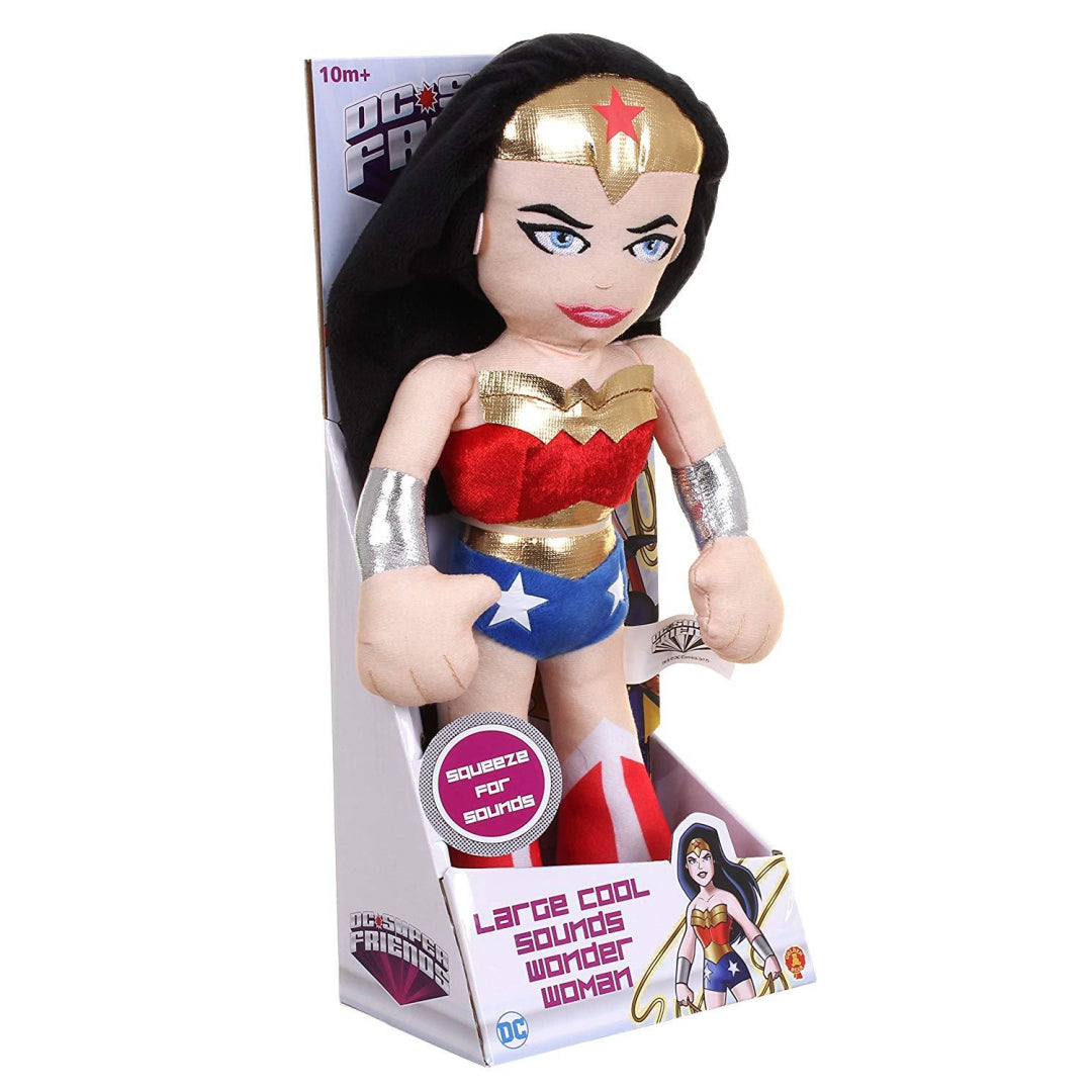 DC Comics 5427 Wonder Woman Cool Sounds Soft Toy - Maqio